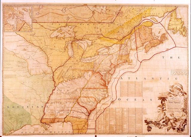 Map Of America. Treaty Map, 1782 - America#39;s