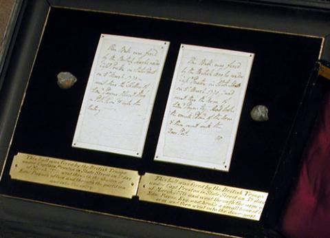 Actual Bullets from the Boston Massacre