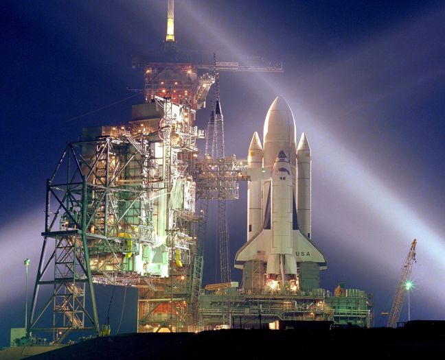 "On April 12, 1981, the Space Shuttle Columbia 