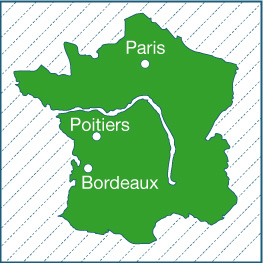 map of poitiers