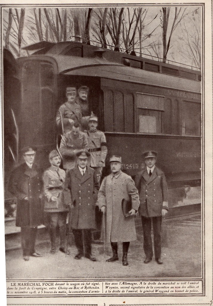 Armistice, 1918 Both Sides at the Railway Carriage