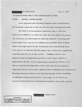 Memo to Ambassador Lodge - October 5, 1963