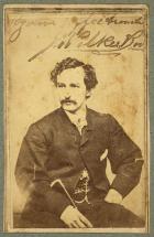 John Wilkes Booth Portrait and Autograph