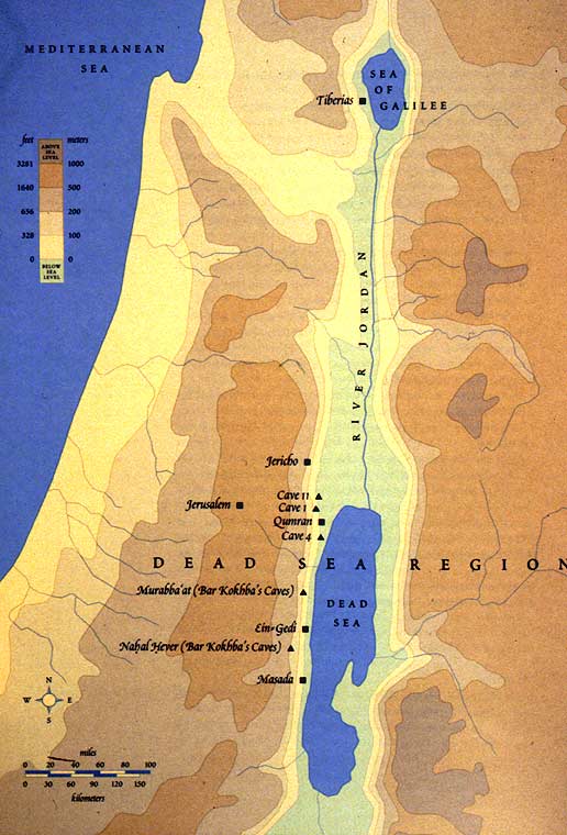 This map, part of the Dead Sea