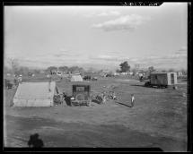 Great Depression Hooverville at the Town Dump