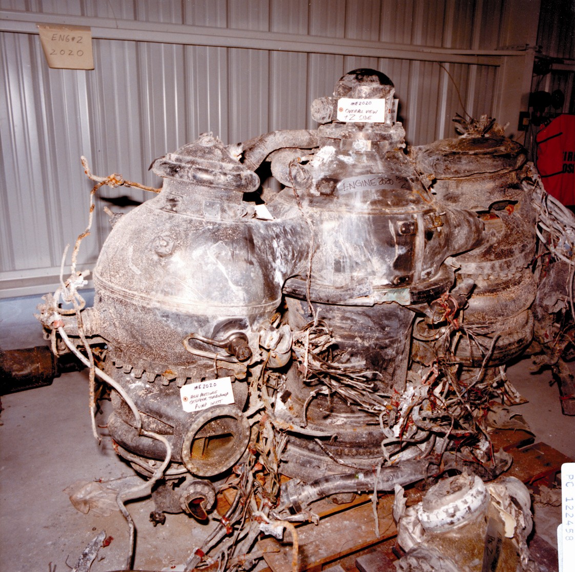 Challenger Explosion - Recovered Main Engines