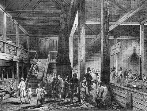 Refuge for the Destitute - London in 1843