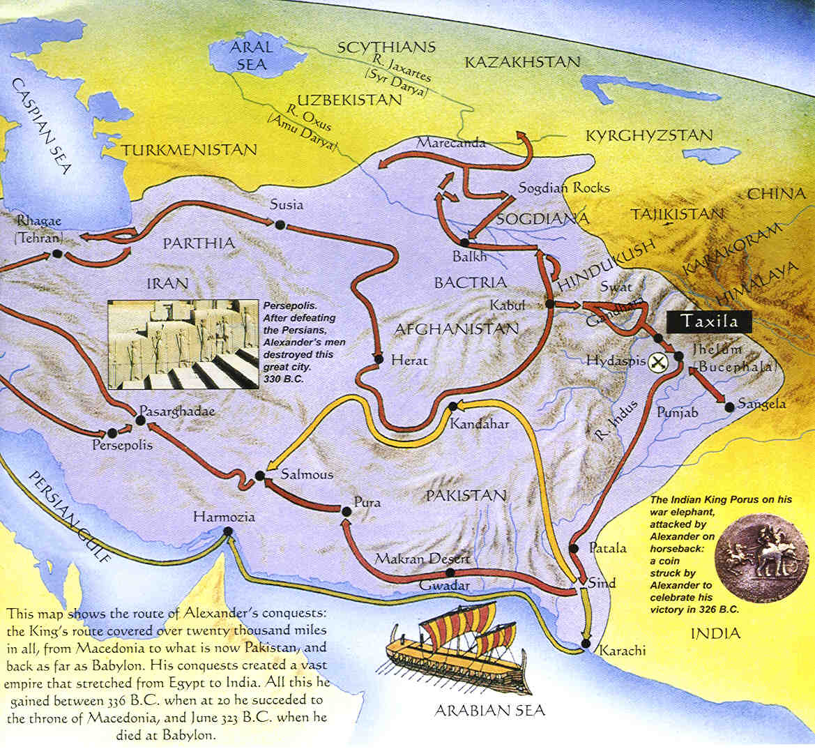 map of alexander the greats conquest        <h3 class=