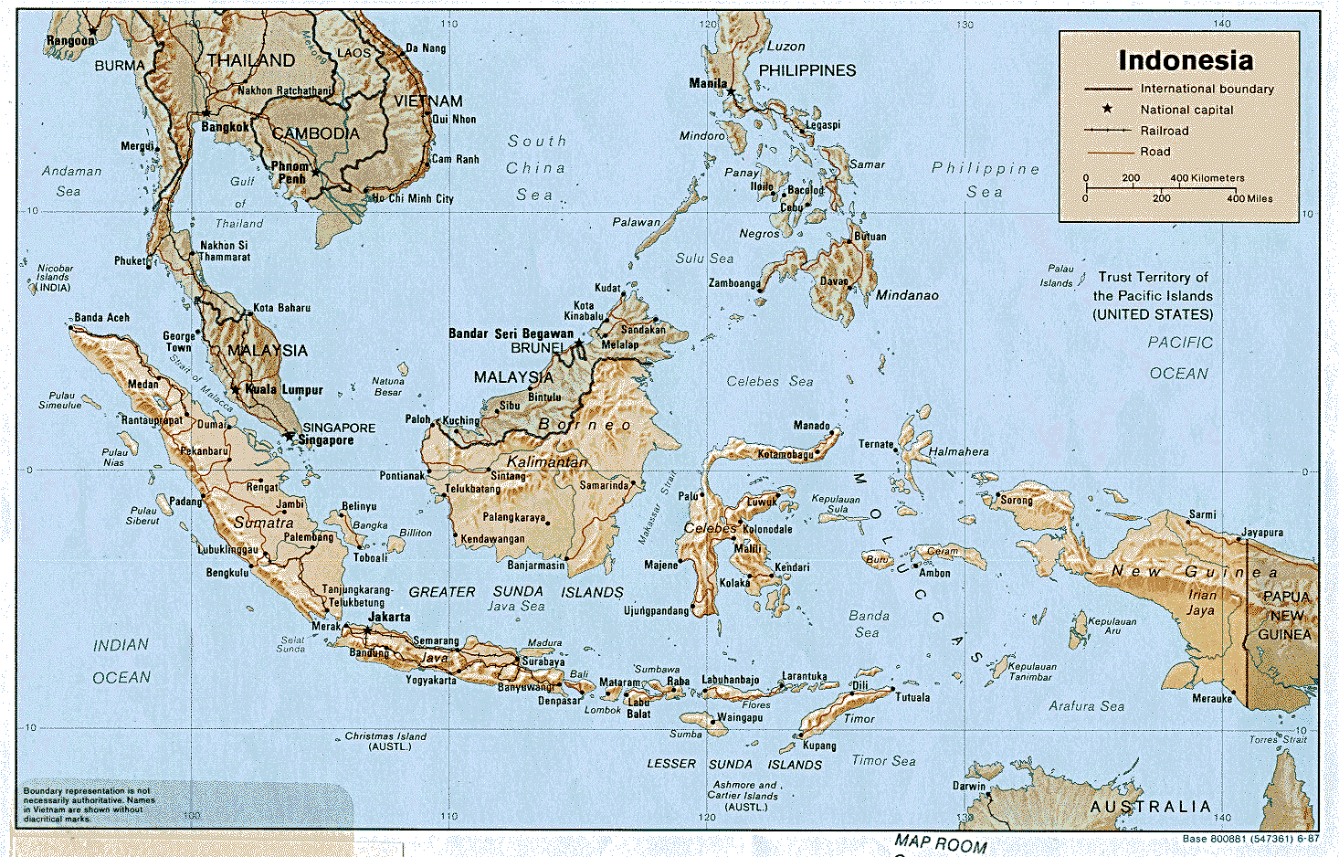 Map Of The Countries In Southeast Asia 