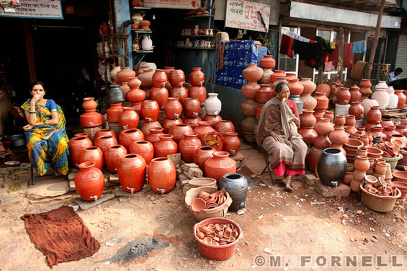 Dharavi Making and Selling Pottery in the City