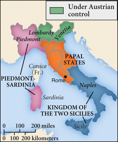 How Italy Was Unified Cavour And Victor Emmanuel Ii