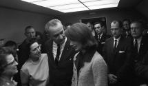 Jackie Kennedy at President Johnson's 1963 Swearing-In