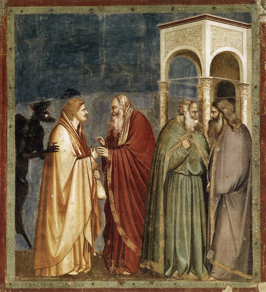 This fresco, by Giotto di Bondone, is from the Life of Christ series ...
