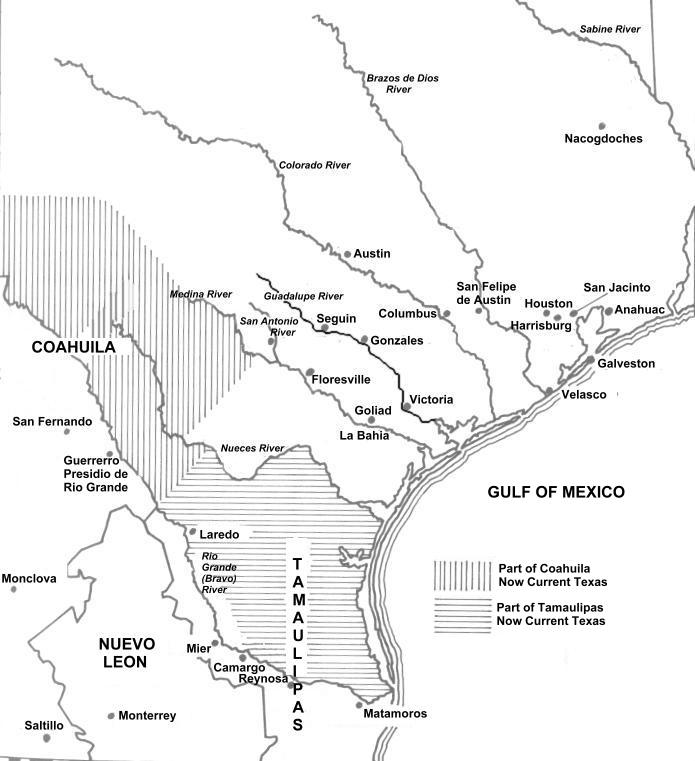 Alamo Texas Map