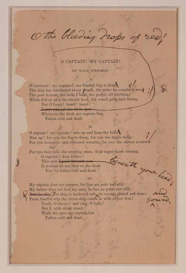 O Captain! My Captain!