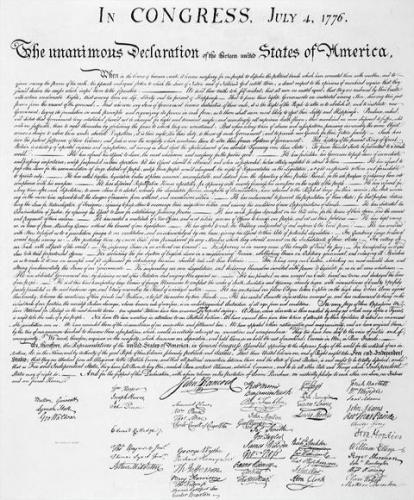declaration of independence signatures. Declaration of Independence -