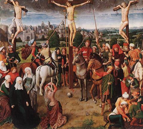 Hans Memling - Crucifixion Visual Arts Philosophy Trials