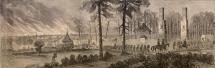 Atlanta - Union Soldiers Leave a Burning City