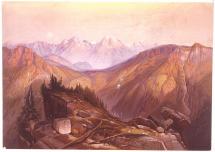 Lower Yellowstone Range - by Thomas Moran