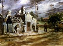 War Damage in a French Village