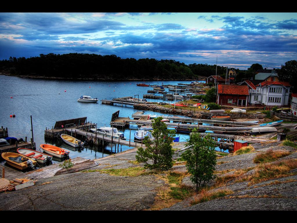 Сандхамн остров в швеции