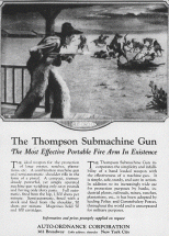 Thompson Submachine Gun - Advertisement