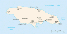 Map of Jamaica