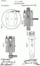 Patent for the Gas Motor Engine