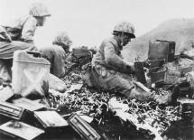 Marines Heavily Supported by Weapons