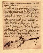 Thomas Jefferson - Bill to End Slavery