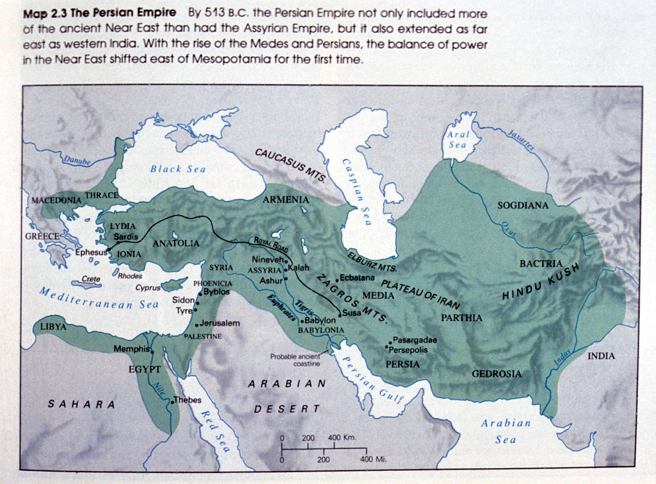 Map of the Persian Empire - 151b275D3a