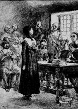 Anne Hutchinson at trial