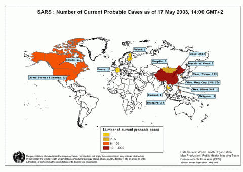 sars outbreak 2003 cases map during virus gif where awesomestories produced depicts areas organization health height
