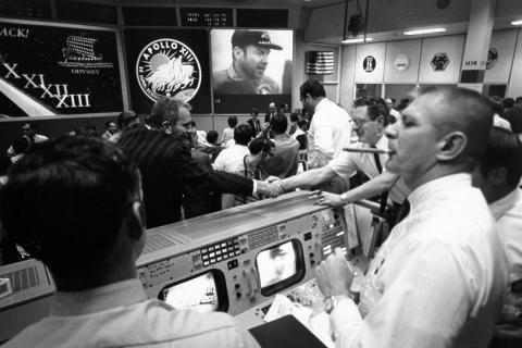 Apollo 13 - Gene Kranz Celebrates Safe Recovery American History Disasters Famous Historical Events Film Social Studies Aviation & Space Exploration STEM Tragedies and Triumphs