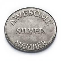 Awesome Silver Member Medal