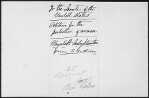 Petition for the Protection of Women