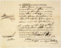 Seaman's Protection Certificate