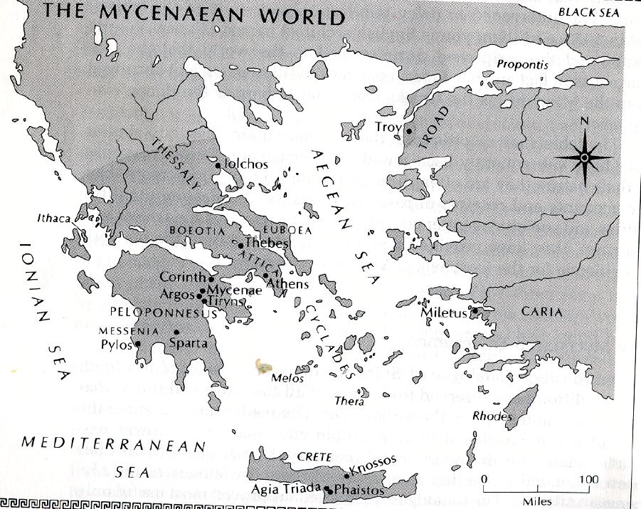 The Mycenaean World Map