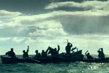 Essex Survivors in Their Open Whaleboats