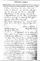 Oath of Office - Wyatt Earp