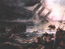 TORPEDO ATTACK on LUSITANIA