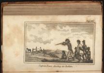 Illustrated Scene at the Expedition - Shooting an Indian