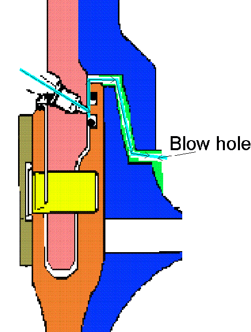 Space Shuttle Failed ORing Causes Blow Hole