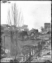 Atlanta Railroad Depot - Destroyed by Union Soldiers
