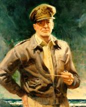 Painting of General MacArthur