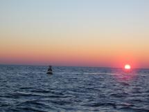 Sunset - Falling into the Water