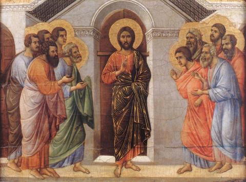Jesus - Visits His Disciples Tragedies and Triumphs Philosophy Trials Visual Arts