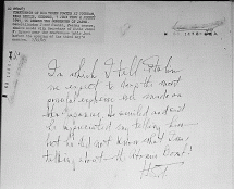 Truman's Note - On a Conversation with Stalin