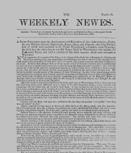 Newspaper Story about the Gunpowder Plot