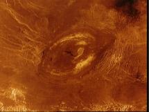 Sacajawea Patera - on the Planet Venus